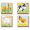 Quercetti® Baby Farm Animals Mix-N-Match Wood Puzzle